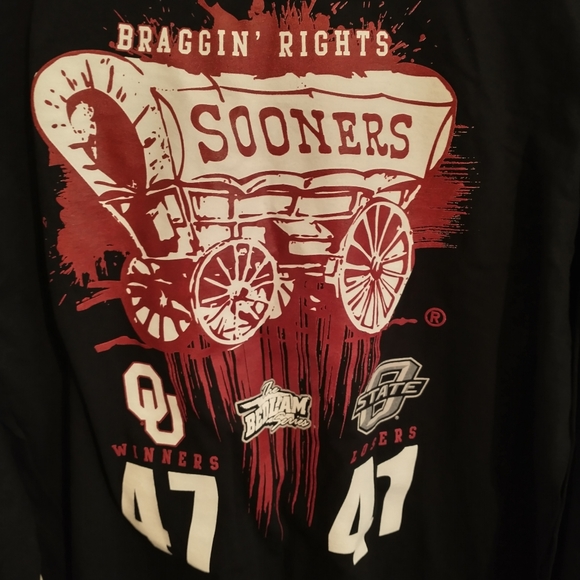 Oklahoma Sooners large t shirt and earrings, bracelet - Picture 5 of 9